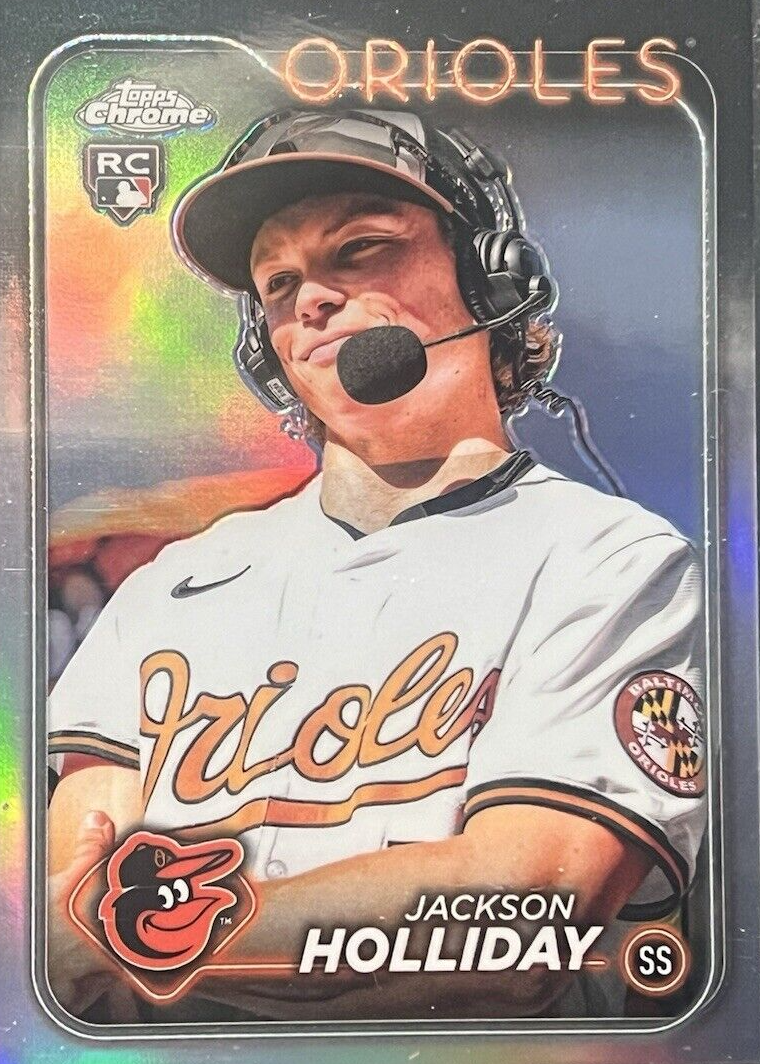 Jackson Holliday 2024 Topps Chrome 88 Refractor Price Guide verloop.io